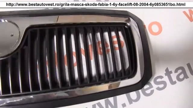 Grila masca Skoda Fabia 1 6Y Facelift 2004-2008 6Y0853651BO смотреть онлайн