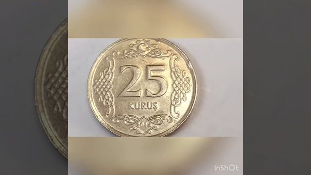 TURKEY 25 KURUS 2014 rare coin/MY COINS смотреть онлайн