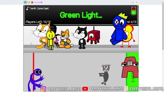 AY in Red Ligth Green Ligth 17 players (version 1) on scratch смотреть онлайн