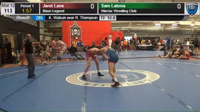 2466 Junior Men 113 Jaret Lane Bison Legend vs Sam Latona Warrior Wrestling Club 4139823104 смотреть онлайн