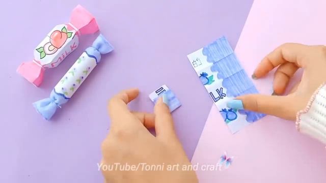 how to make cute Candy pen / DIY homemade candy pen decoration /pen decoration /homemade pen idea смотреть онлайн