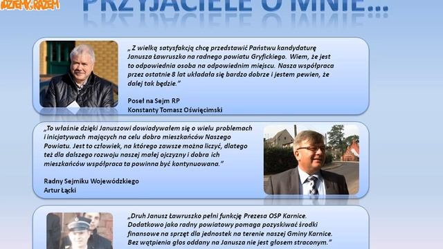 Janusz Ławruszko KW IDZIEMY RAZEM LISTA 13 POZ. 2 смотреть онлайн