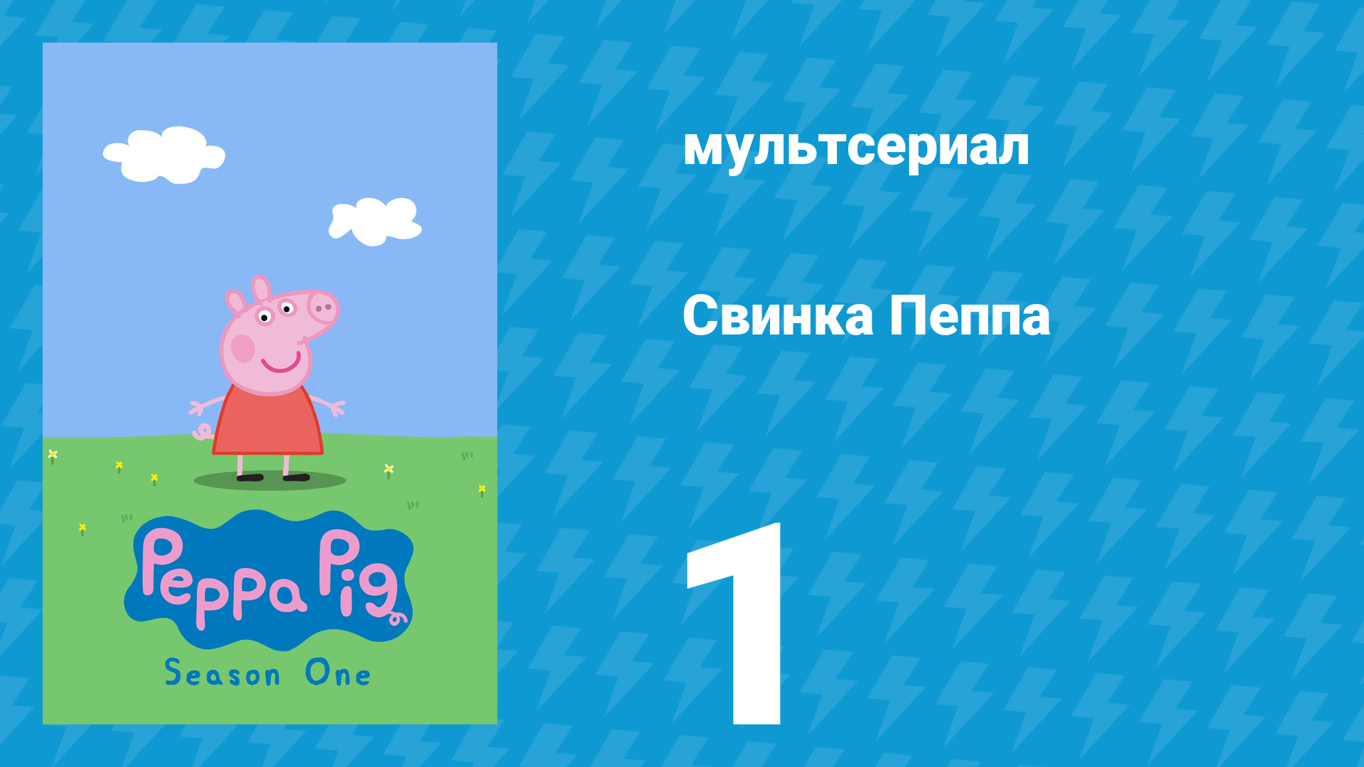 Свинка Пеппа 1 сезон 1 серия (мультсериал, 2004) смотреть онлайн