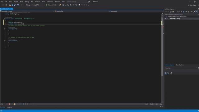 Unity Tutorial : How To Zoom In And Out Using A Slider