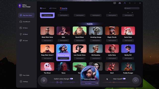 Измени свой голос в реальном времени! | HitPaw Real-Time Voice Changer