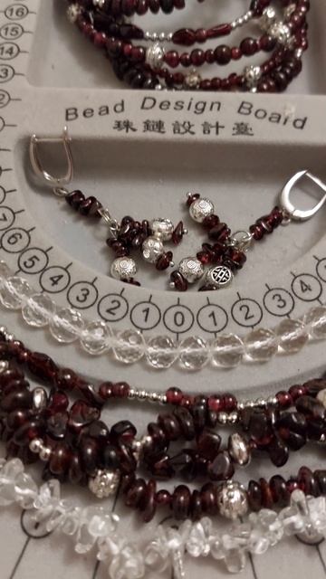 Гранат и горный хрусталь для создания украшений смотреть онлайн