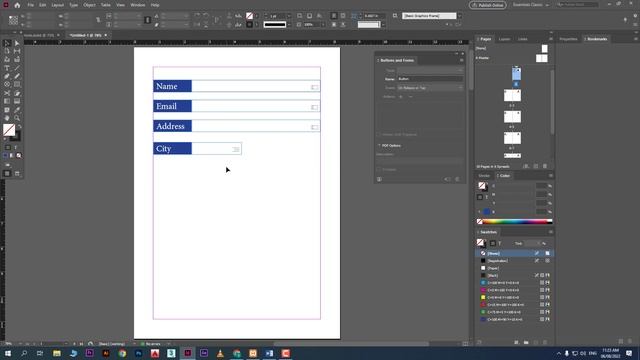 Create Interactive Form in InDesign | InDesign Interactivity смотреть онлайн