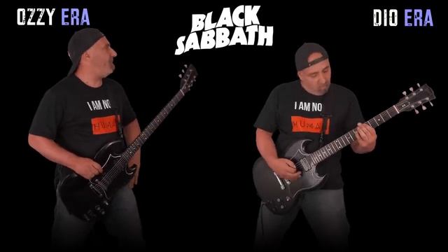 Black Sabbath - Ozzy Era VS Dio Era (Guitar Riffs Battle) смотреть онлайн