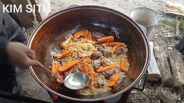 Жаркое из баранины на костре. Lamb Roast On The Fire