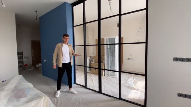 Раздвижная перегородка из стекла смотреть онлайн