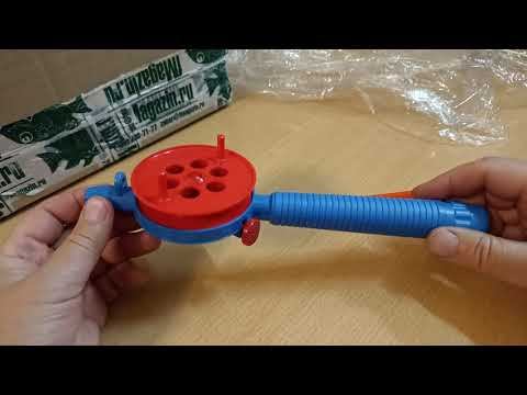 Распаковка посылки с удочкой зимней Яман 75ПЛ (АБС) по заказу Fmagazin