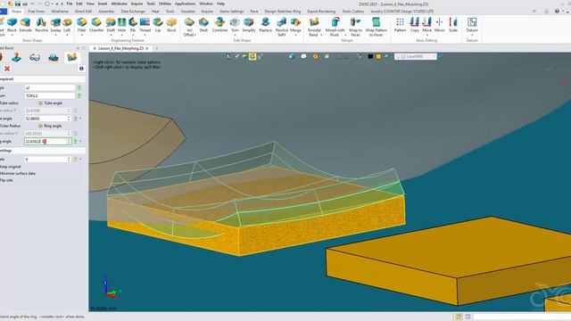 [Jewelry CAD Dream] Lesson 4.2 - Flex Morphing Commands смотреть онлайн