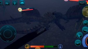 история спинозавра в игре The cursed dinosaur isle