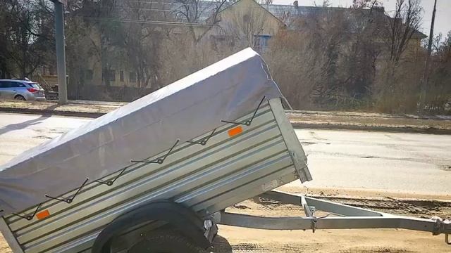 Прицеп МЗСА 817710.014 с низким тентом смотреть онлайн