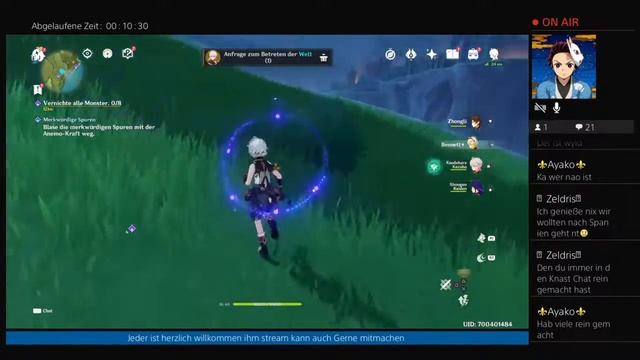 Live Genshin Impact zocken Charaktere leveln ps4 Deutsch jeder kann gerne mitmitmachen смотреть онлайн