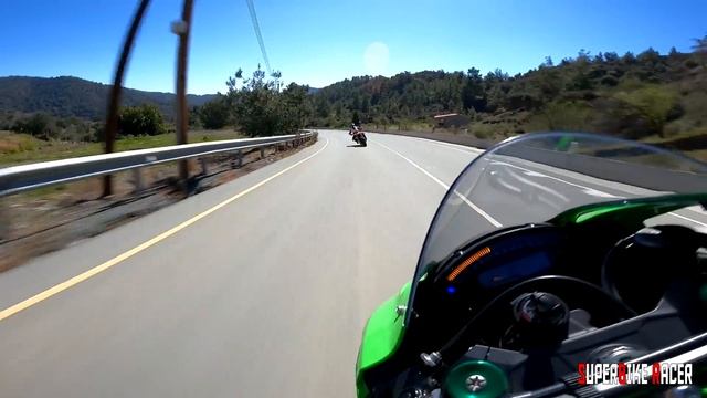 Kawasaki Ninja ZX10R - Aprilia Tuono V4 смотреть онлайн