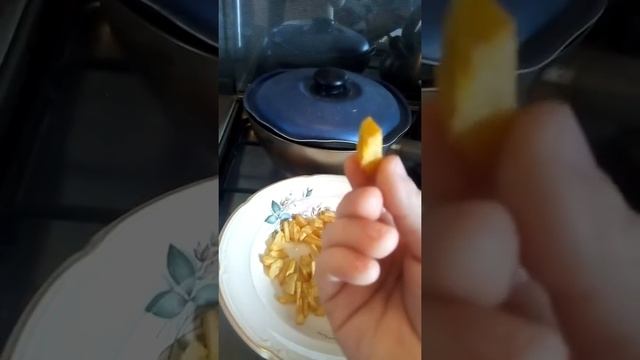 3# распаковка фрюрьницы я ем картошку