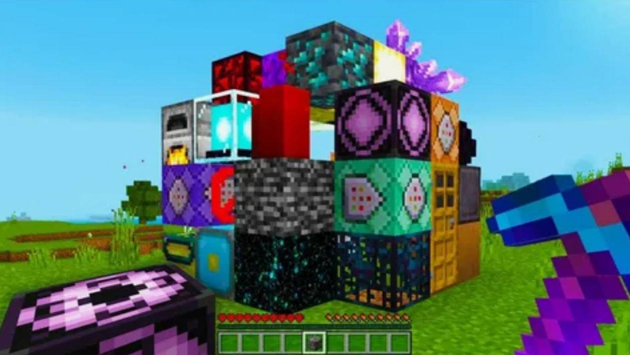 Minecraft | Команды для получения запретных блоков смотреть онлайн
