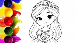 Как нарисовать красивую принцессу Эльзу, рисунки для срисовки