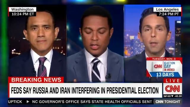 Josh Campbell former FBI supervisory agent on Russian and Iranian election interference. 10- 21- 20 смотреть онлайн