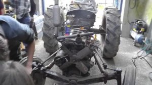 Grey Fergie Challenge - Tractor Rebuild - Episode 1 - Get The Grinder Out!