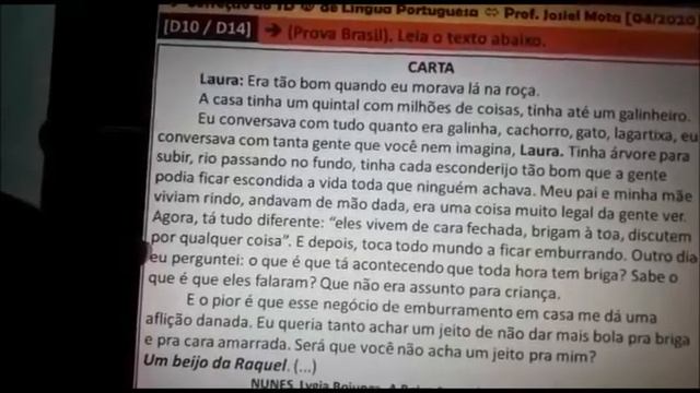 Correção dos TDs 9 e 10 de Português 04 04 2020 • Prof Josiel Mota смотреть онлайн