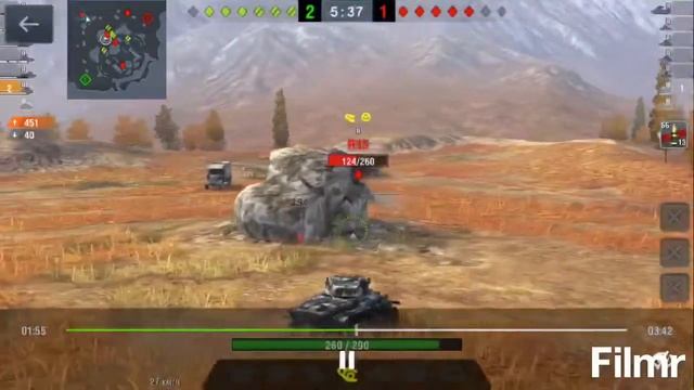 WoT Blitz Тетрарх 1035 DMG + 6 kills смотреть онлайн