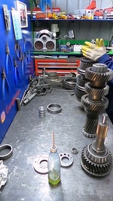 Сборка КПП Mercedes Benz #грузовик #кпп #ремонт #truck #дальнобой