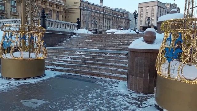 Москва .Манежная площадь .Кремль. Александровский сад. смотреть онлайн