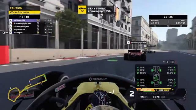 APPF1 Sunday Community Sprint Race Championship - Azerbaijan (The Finale) - SUMO Cam смотреть онлайн