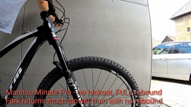 Manitou Minute Pro vs. Manitou Mattoc Comp - 130 mm travel forks comparison смотреть онлайн