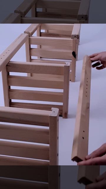 Сборка Стеллаж Слим 1560 дуб