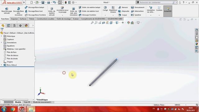 3D Printer AM8: X Axis's Smooth Rod Design (part34/50) | Solidworks Tutorial смотреть онлайн
