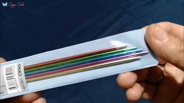 Спицы GAMMA 5-ти компл. цветные CKN5 алюминий d 2.5 мм 15 см 5 шт - цветные смотреть онлайн