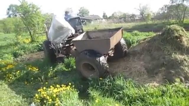 Самодельный трактор-вездеход Зубр смотреть онлайн