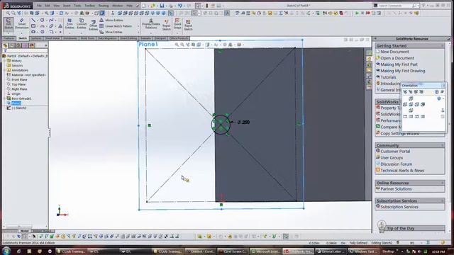 SolidWorks 14 Loft 2 смотреть онлайн