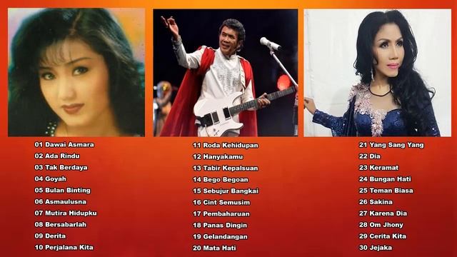 EVIE TAMALA & RITA SUGIARTO & RHOMA IRAMA || TOP 30 DUET LAGU DANGDUT SYAHDU
