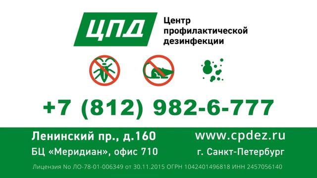 Лучшая реклама для бизнеса. Реклама для компании дезинфекции. смотреть онлайн