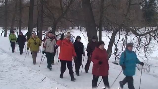 Салют  Весне ... Скандинавская ходьба на Елагином, 31 марта 2013 года.