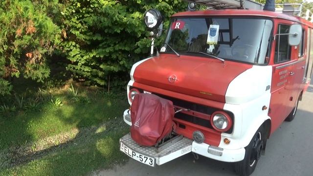 Opel Magirus Blitz, 1970., tűzoltóautó, Mg-i Gépésztal., Mezőkövesd, 2018., v180901-1-000 смотреть онлайн