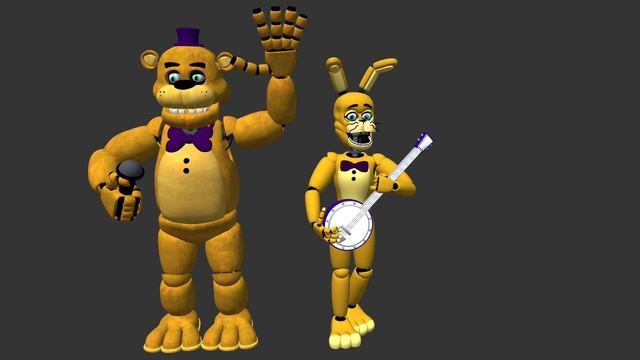 3d fredbear and scrap trap version of spring Bonnie смотреть онлайн