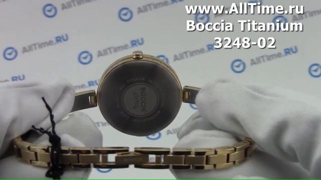Обзор. Женские наручные часы Boccia Titanium 3248-02 смотреть онлайн