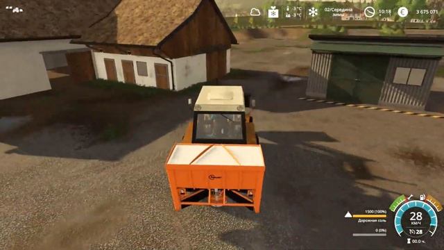 Farming Simulator 2019. The old farm. Snow removal; work on a pig farm. Episode 1 смотреть онлайн