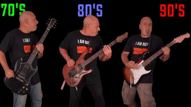 70's VS 80's VS 90's (Guitar Riffs Battle) смотреть онлайн
