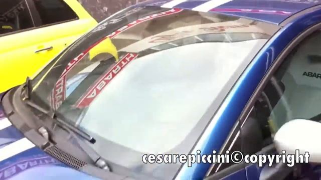 Abarth 695 Tributo Ferrari Giallo Modena blu Abu Dhabi Grigio Titanio HD смотреть онлайн