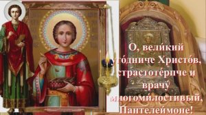 Молитва святому Врачу и Целителю Пантелеимону, Покровителю воинов