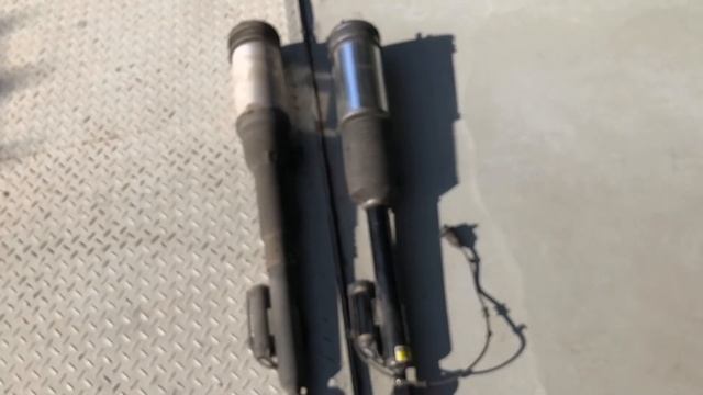 벤츠 W220 뒤 에어메틱 쇼바 교환//BENZ W220 Rear Airmetic Absorber Replace