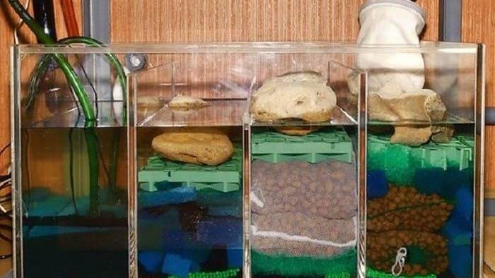 Внутренний фильтр для аквариума своими руками. Компонент механической очистки. смотреть онлайн