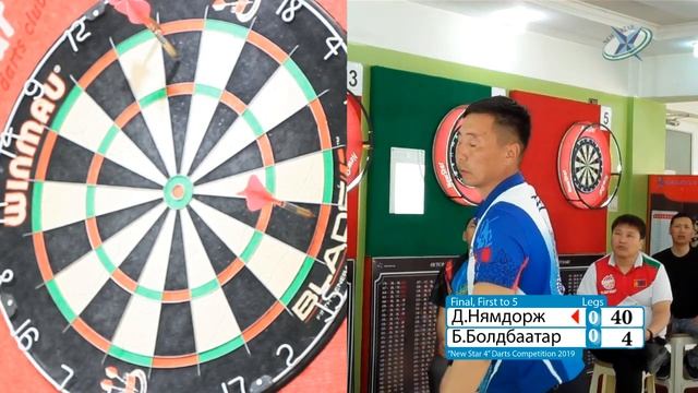 "New Star 4" Darts Competition 2019, Mongolia, B-Level, Final смотреть онлайн