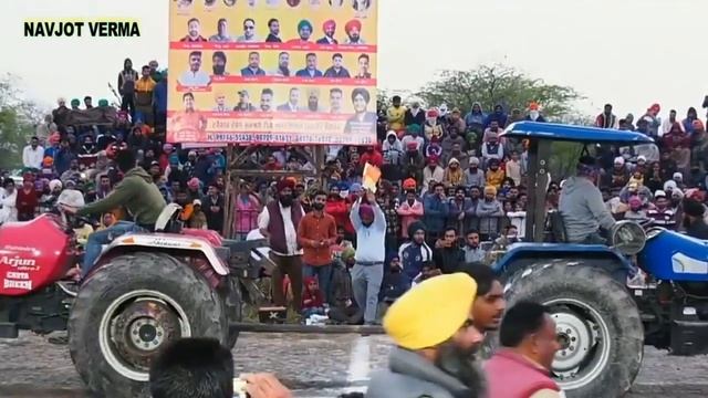 Tractor Tochan Sonalika 60 vs Arjun 605 Latest Traktor Tochan 2020 | Navjot Verma смотреть онлайн